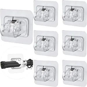 6 Pack Vinyl Siding Hooks Hanger - Heavy Duty Stainless Steel Siding Clips for Hanging Wreaths, Decor, Patio, No-Hole Needed for Horizontal Vinyl Siding, Outdoor Home Decoration