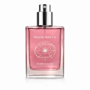 Scarlet Crystal - Saffron and jasmine wrapped in ambergris, cedarwood, and musk | Extrait de Parfum, Unisex | 100 ML / 3.4 OZ