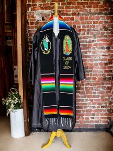 Virgen And San Judas Mexican Graduation Stole/ 2026