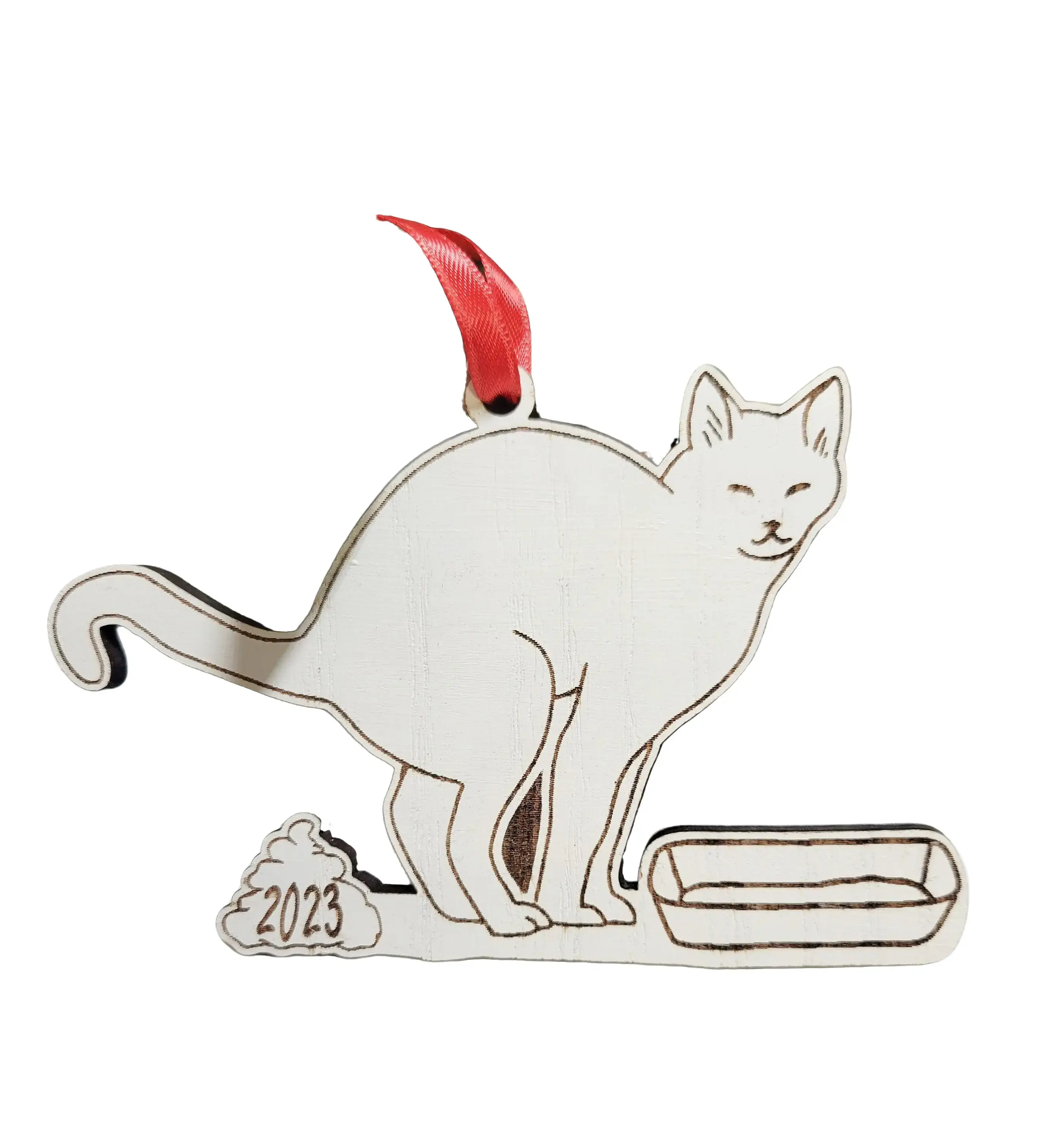 2026 Pooping Cat Ornament