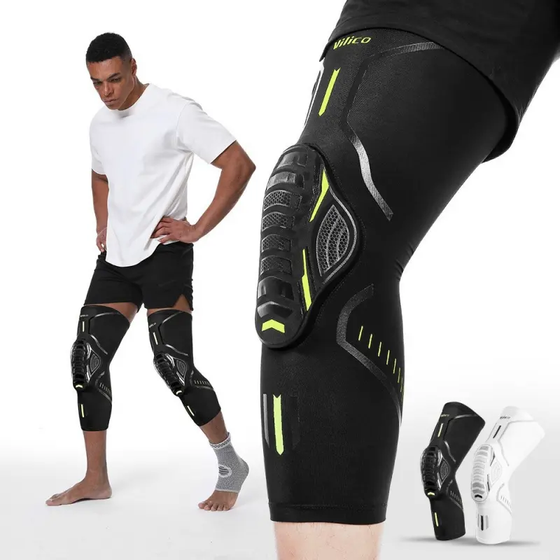 Sports knee pads, knee supports, honeycomb anti-collision patella protector, warm leg sleeves for men and women, basketball, football, cycling protective gear, Knee Supporter, Football Accessories