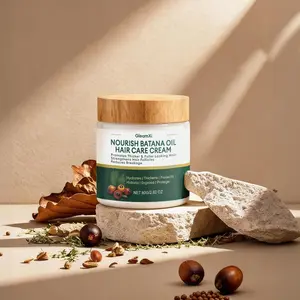 Batana Oil Hair Care Cream Nourishing Moisture Scalp and Hair Care for Dry Frizzy Hair Smooth and Soft Finish Daily Hair Cream for Men and Women