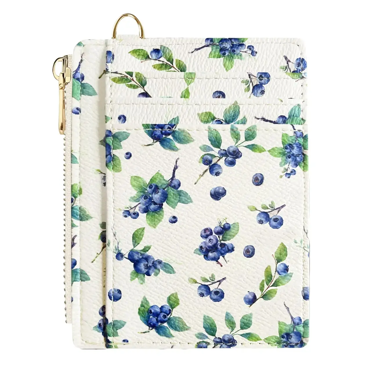 Slim Credit Card Holder for Women Small Card Cases with Cute Prints ID Window