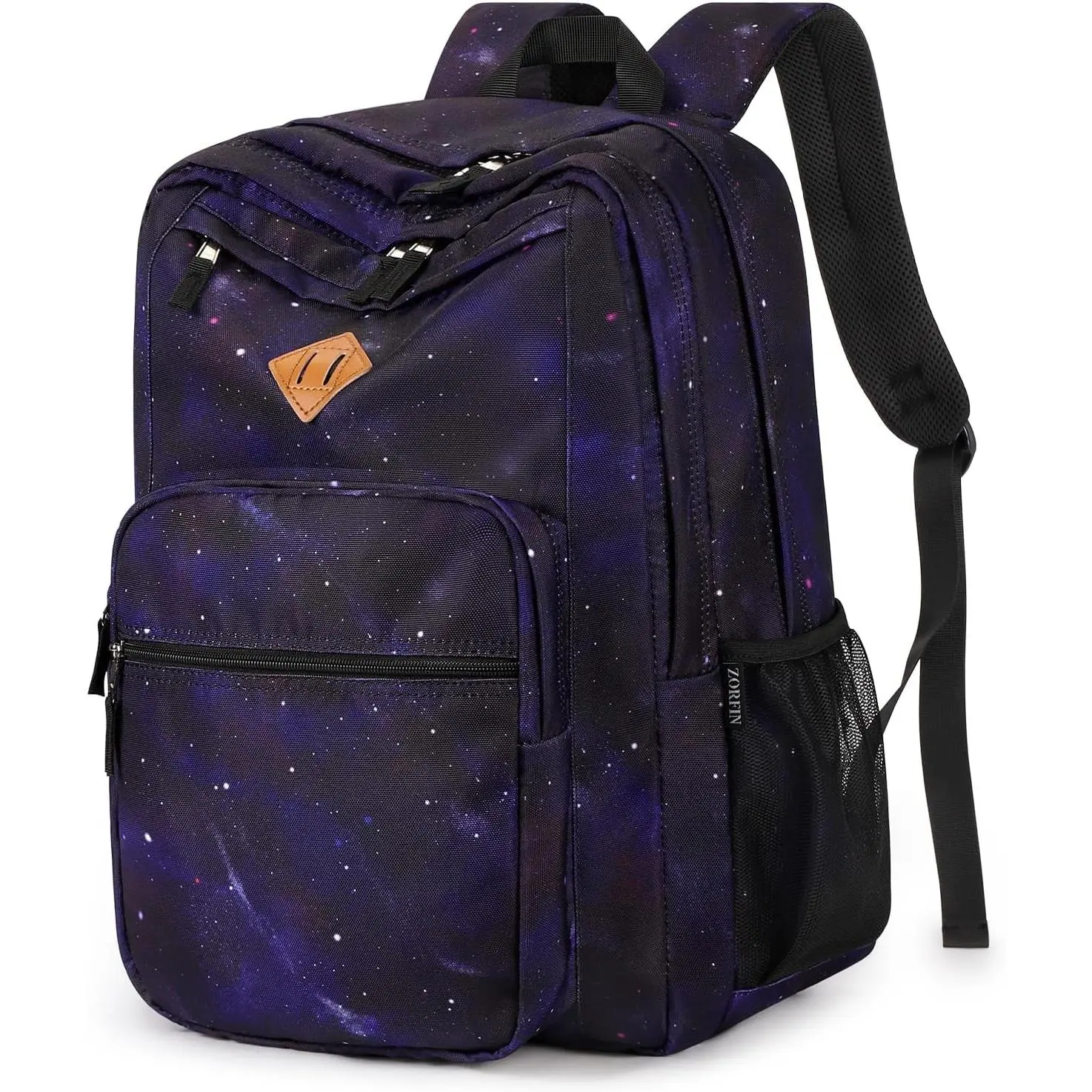 26L Backpack for College, and Travel: Water Resistant Bookbag - Night Sky
