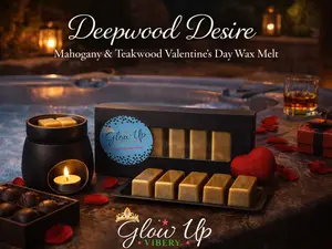 Deepwood Desire Teakwood & Mahogany Wax Melts – Masculine Home Fragrance | For Him