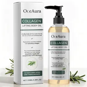 2 Packs Hydrating Collagen Oil For Body & After Shower,Collagen Lifting Body Oil After Shower with Hydrating Formula For Women & Men Lightweight Non-Greasy (3.38 Fl Oz)