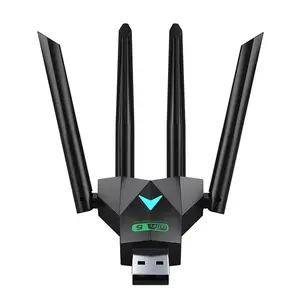 Dual Band 1300Mbps WiFi USB Adapter 2.4G/5Ghz Wi-Fi Dongle USB3.0 802.11AC 4-Antenna Wireless Receiver For PC/Laptop Driver Free