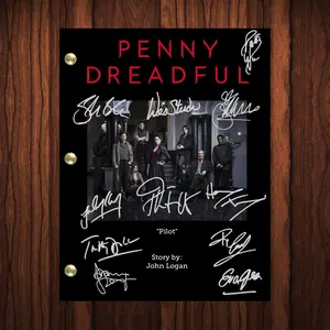 Penny Dreadful Signed Autographed Reprint Script Full Screenplay Pilot Episode Full Cast Autograph Penny Dreadful Tv Show