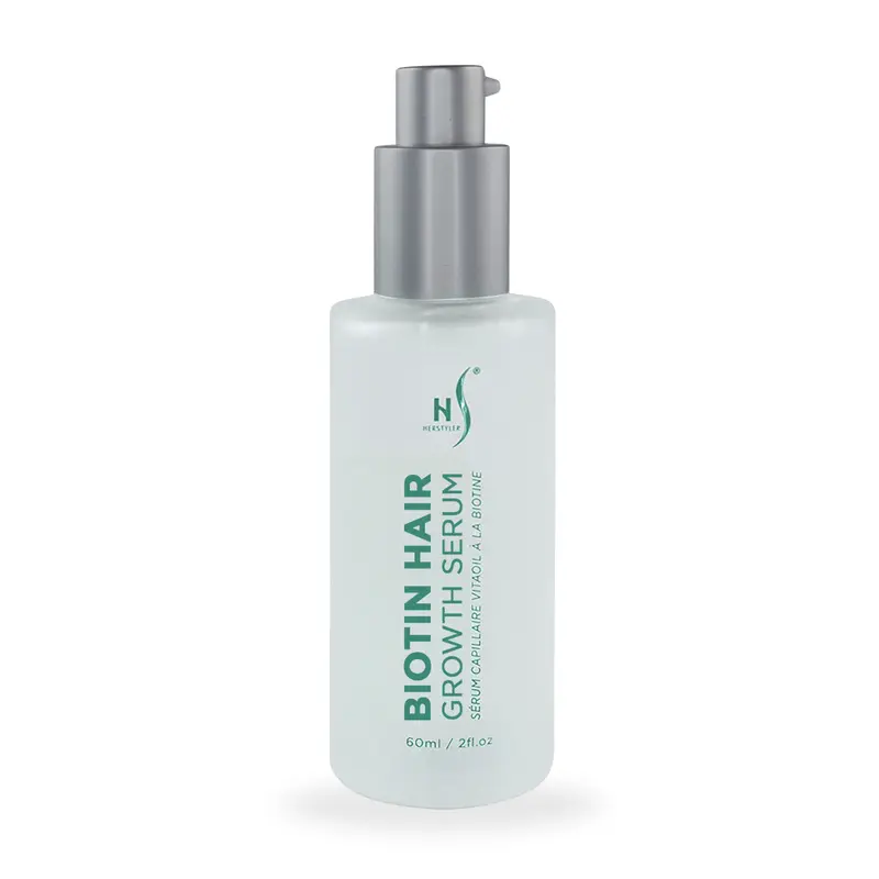 Herstyler Biotin Hair Growth Oil Serum - Growth - Thickening for Strong Hair - Regrowth for Dry Damaged Hair - Daily Haircare Comfort - 2 Fl Oz /60 Ml
