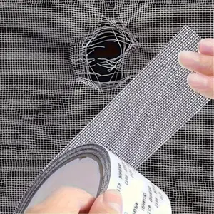 Fiberglass Mesh Screen Repair Tape with Strong Adhesive, Waterproof and Tear-Resistant Fix for Home Screen Doors and Windows, 5cm X 200cm