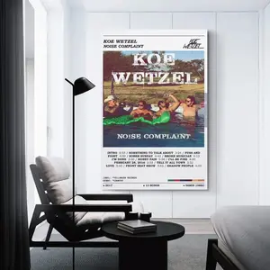 Koe Wetzel - Noise Complaint Album Poster - Poster Wall Art Decor Print Picture Paintings for Living Room Bedroom Decoration Unframe