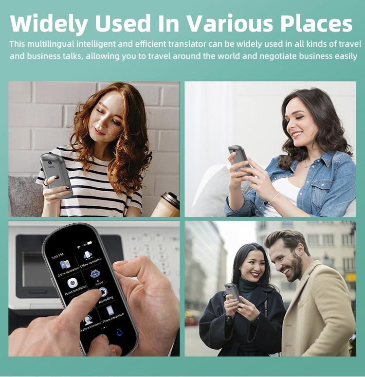 AI language translation device, supports 139 languages, real-time voice online translation, offline translation, photo translation, suitable for work, business, travel, socializing, and learning