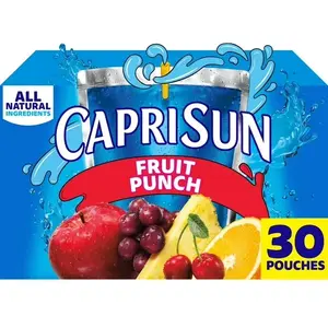 Capri Sun Fruit Punch, Strawberry Kiwi and Pacific Cooler Flavored Juice Drink B