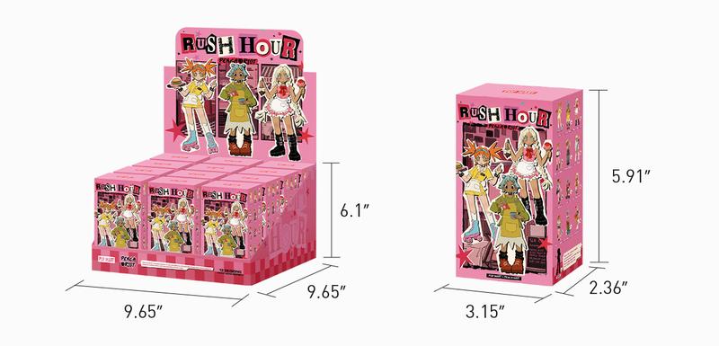 POP MART Peach Riot Rush Hour Series Figures POP MART Peach Riot Rush Hour Series Figures