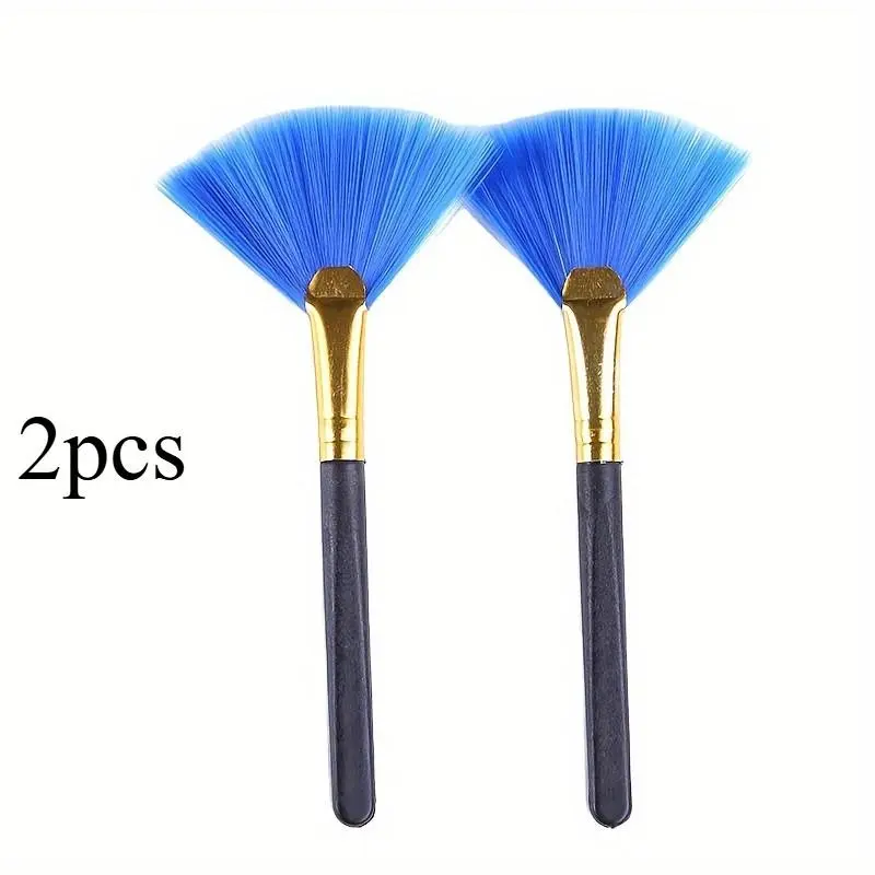 2pcs Fan-shaped Computer Brush Keyboard Brush Digital Computer Camera Mobile Phone Cleaning Brush Soft Bristles Computer Cleaning Brush Dust Removal Brush