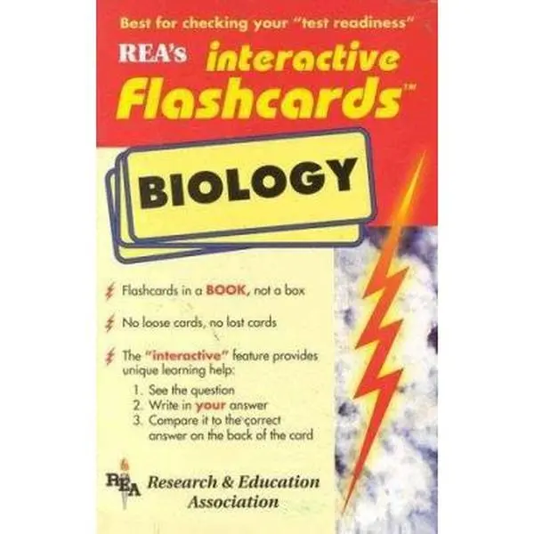 USED-Biology Interactive Flashcards Book (Flash Card Books) by Editors of REA (Paperback)