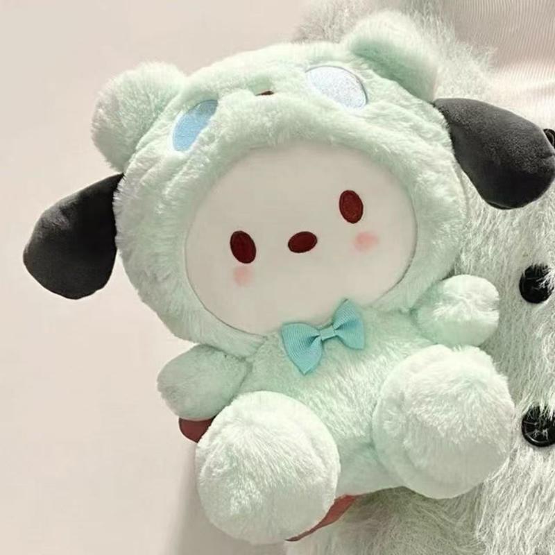 Sanrio Hello Kitty Kuromi Pacha Dog Yugui Dog Plush Figurines Adorable Soft Stuffed Animals Perfect Gift for Girlfriend