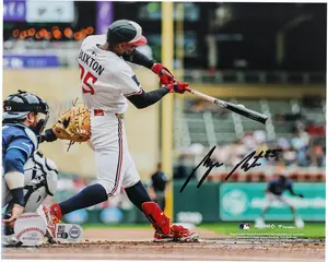 Byron Buxton Minnesota Twins Autographed 8" x 10" Batting Photograph - Fanatics Authentic Certified