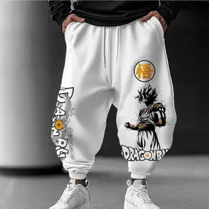Anime DB Z Sweatpants, Manga Graphic Design Pants, Goku Comfortable Graphic Pants, 2025 Collection Streetwear Jogging