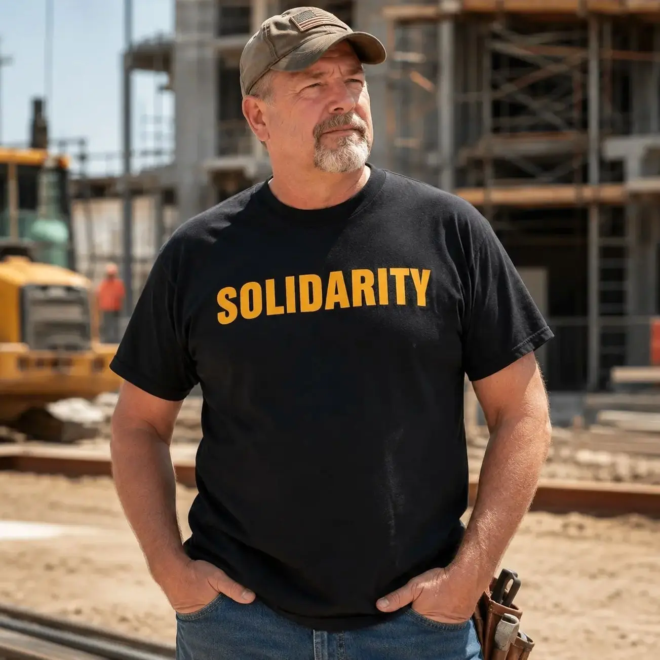 Solidarity T-Shirt, Union Worker Shirt, Labor Day Tee, Blue Collar Graphic Shirt, Workers Rights Gift