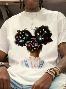 Men's Casual Loose Fit Short Sleeve T-Shirt, Trendy Streetwear Graphic Print Design, Fashion Round Neck Daily Wear Top, Comfortable Summer Clothing