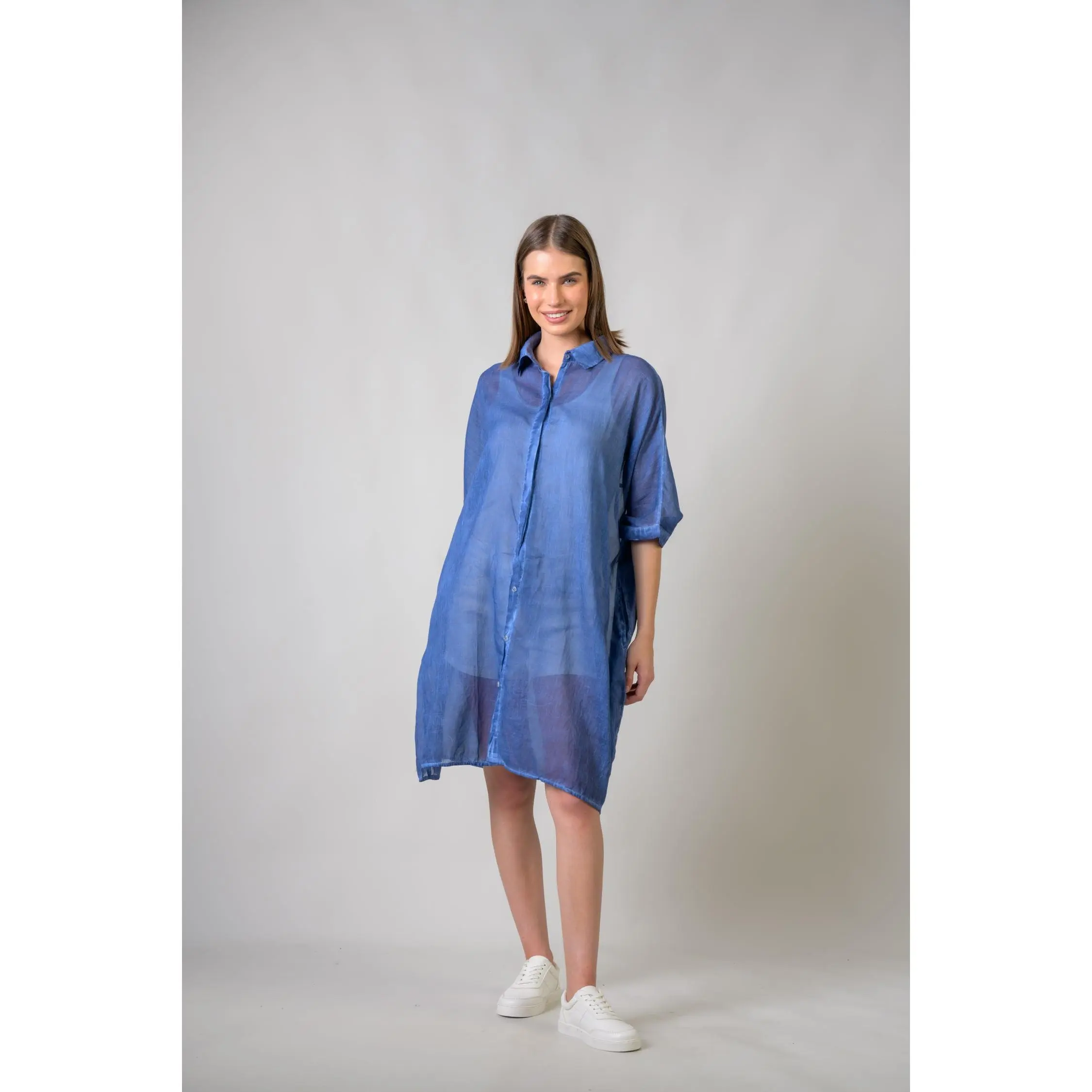 Rhea Plain Cotton Dress