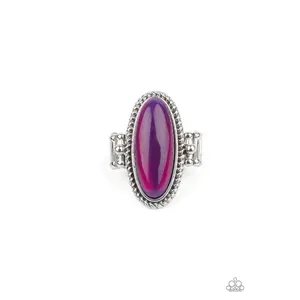 Oval Oasis - Purple Ring
