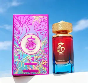 Paris Corner Khair Confection EDP Perfume 100ml, Sweet Candy Fragrance with Pear Cream Jasmine Vanilla Notes, Unisex Long Lasting Daily Scent
