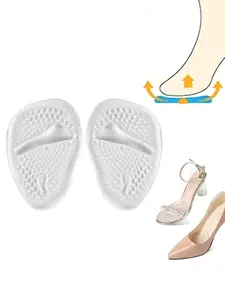 Transparent Invisible Clear Heel Pads, Anti-Slip Durable Design, Comfortable All-Day Use, High-Quality Long-Lasting, Perfect for Casual Wear, Invisible Insoles, Silicone Insoles