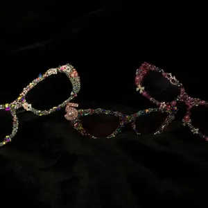 Blinged out sunglasses