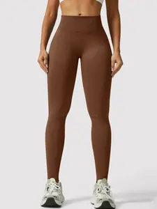 High Waist Sporty Leggings, Plain Design, All Seasons Wear, Comfortable & Stylish, Perfect for Gym & Daily Activities, Skinny Yoga Bottoms, Workout Bottoms