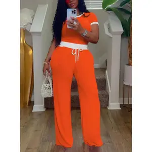 Two Piece Set Tracksuit Summer Women Casual Home Set