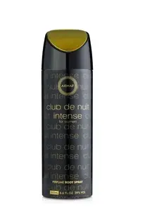 Armaf | Club De Nuit  | Intense women Body Spray | Womens Fragrance | 200ML | Eau De Parfum | Rose-Saffron, and Geranium