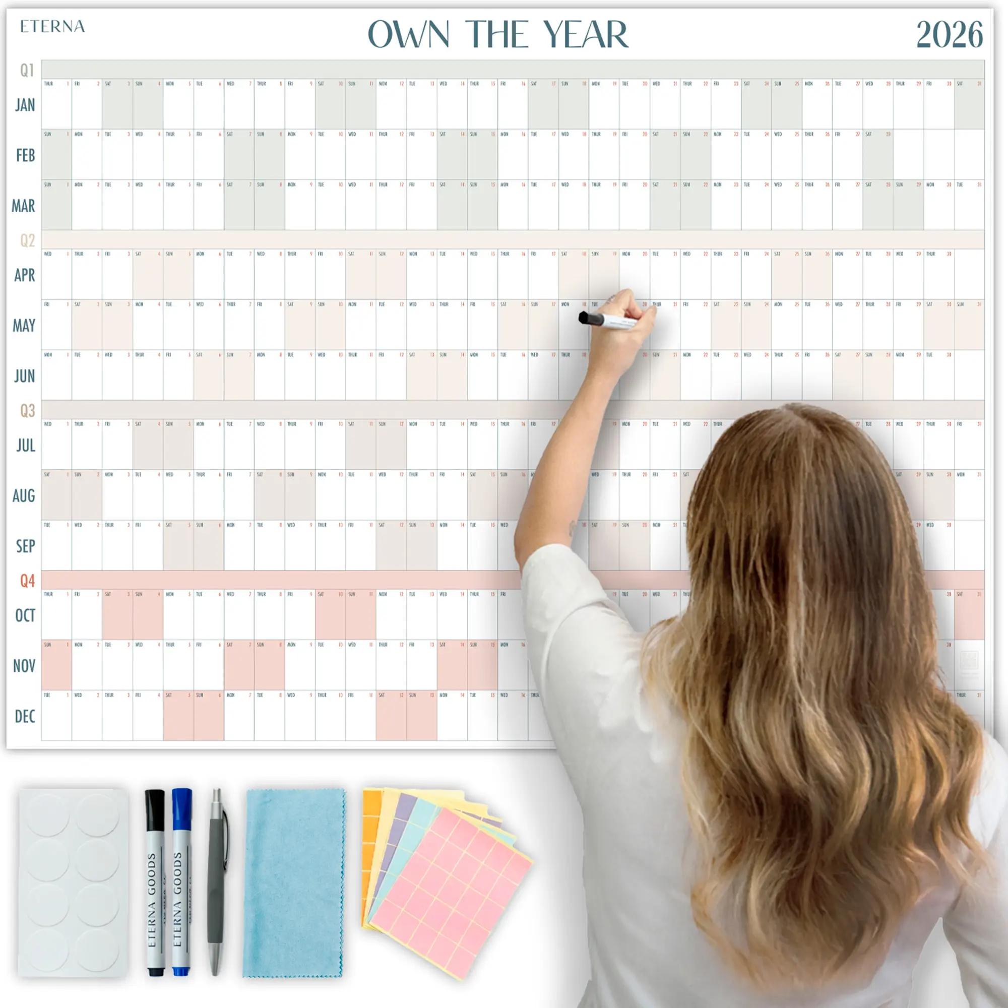 Dated Own The Year Calendar