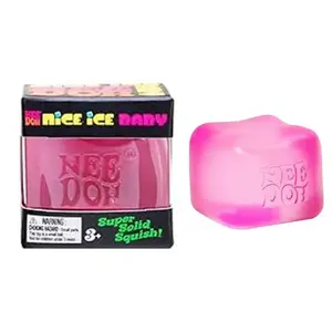 Nice Cube Squishy Stress Ball – Soft Solid Squish Fidget Toy, Anxiety Relief Sensory
