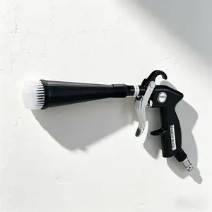 Car Interior Air Blower Cleaning Gun Compressed Air Duster with Adapter for Auto Detailing Dust Dirt Removal Tool for Vents Seats Dashboard