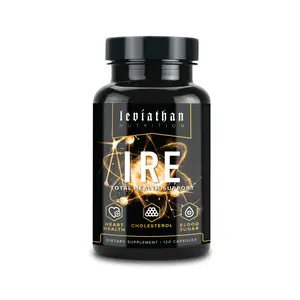 Leviathan Nutrition IRE - Total Health Support Dietary Supplement 120 Capsules with Heart Health, Cholesterol, and Blood Sugar Benefits