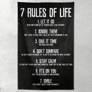 Inspirational Slogan Hanging Cloth, Gym Background Cloth, Art Tapestry, Living Room Decor, Bedroom Decor, Fabric Art Decor, Indoor Decor, Wall Decor