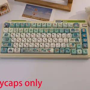 140-Key Anime Singer  Theme Pbt Keycaps, Dye Sublimation Process, Moa Profile, Compatible with Mx Axes, for 61/64/68/87/96/104/108 Keyboards