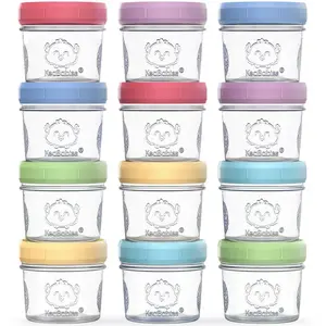 Baby Food Prep & Storage Glass Containers