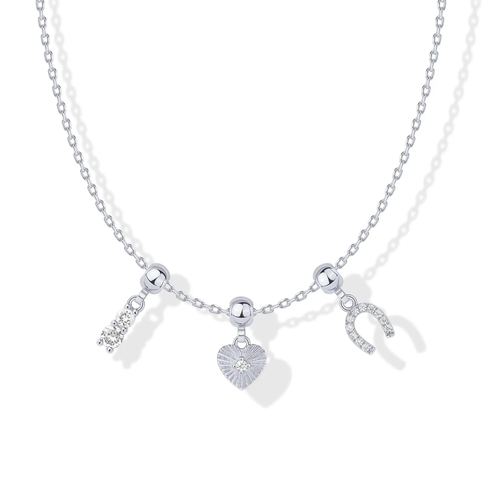 Horseshoe - White Gold