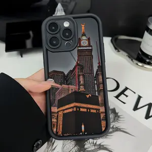 A phone case featuring Ramadan-themed design, TPU shockproof full protection case suitable for iPhone 17/16/15/14/13/12/11 PRO MAX PLUS AIR E XS and PROMAX MINI, an ideal gift for friends and family, T1205