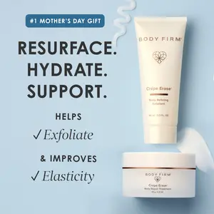 Crépe Erase by The Body Firm - 2-Step Body Firming Kit | Exfoliates, Smooths & Deeply Hydrates Crepey Skin | TruFirm Formula with 12 Super Hydrators for Softer, Firmer, Younger-Looking Skin
