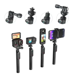 Remote Control Selfie Stick, Sports Camera Remote Selfie Stick, Suitable for Insta360 Series Cameras, Gopro Hero Series Cameras, iOS/Android Phones