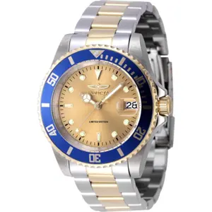 Invicta Men's 47394 Pro Diver Automatic Chronograph Gold Dial Watch