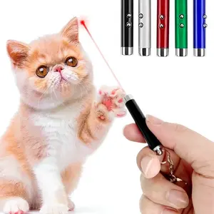 Interactive 2-in-1 Laser Light Toy – Fun Training & Play Flashlight Plus Laser Keychain for Cats & Dogs