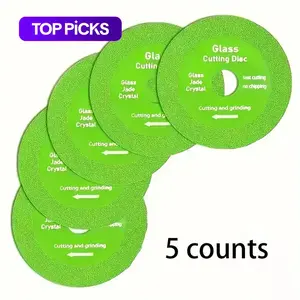 100mm Glass-Cutting Disc, Cutting and Grinding Abrasive Wheel, Professional Cutting Disc for Glass, Ceramic, Diamond, Marble, Jade and Crystal