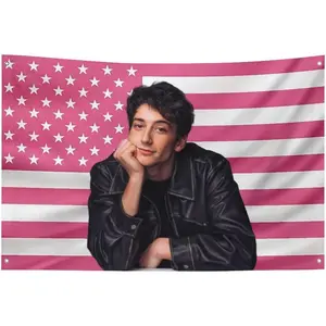 60in x 40in CFDISHFIL Vibrant Milo Flag Tapestry Wall Hanging Manheim Posters Art Print - Home Decor Aesthetic Room Decorations for Living Room, Bedroom, Dormfunny tapestry poster  home decor banner wall art bedroom accessories hanging gift