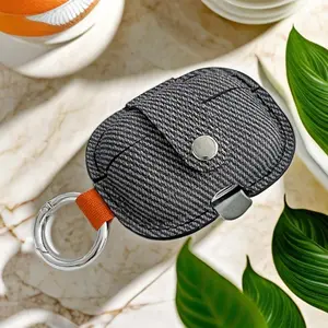 1pcs Earphone Case For Airpods Case PU leather Case with Hook for Airpods 3/Airpods Pro/ Airpods Pro 2nd Generation Earphone Accessories, for gift