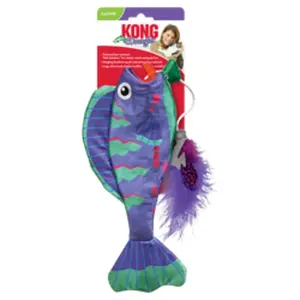 KONG Wrangler Angler Fish Cat Toy